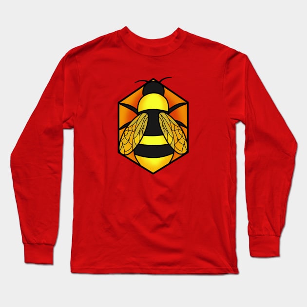 Bee Long Sleeve T-Shirt by CreeW